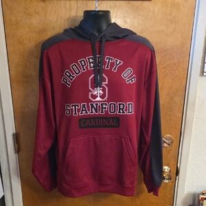 Property Of Stanford Cardinal Men's Hoodie - Red and Black Size Large